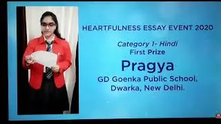 The pan-India Heartfulness Essay Writing competition was organised by&nbsp;Shri Ram Chandra Mission