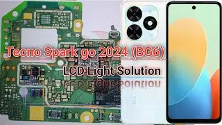 Tecno spark go 2024 display light solution | Tecno BG6  display light problem | Tecno lcd Light Fix 