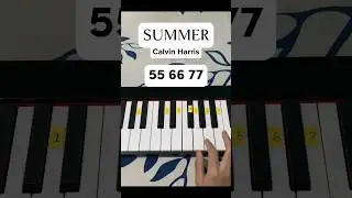 Summer - Calvin Harris (Piano Tutorial) #music #shorts