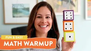 First Grade Math Warmup // fun and simple math warm up for first grade and kindergarten