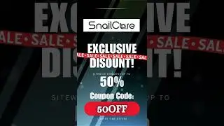 SnailCare Sitewide Code! #SnailCare #Skincare #GlowingSkin #50OFF #NourishYourSkin #RadiantBeauty