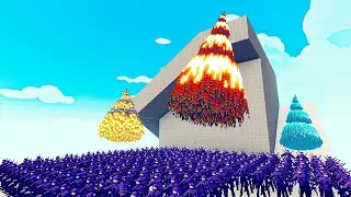150x NINJA vs 4x EVERY GOD - Totally Accurate Battle Simulator TABS