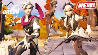 Princess Lexa & Prince Orin Skin GAMEPLAY Fortnite! (August Crew Pack 2023)