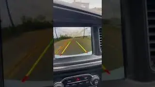 Reverse camera showing on Uconnect while driving&hellip;.