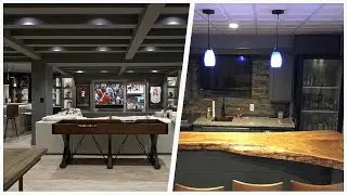 75 Modern Black Basement Design Ideas You'll Love ⭐