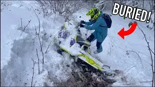 DEEP EARLY SEASON SNOWMOBILING!