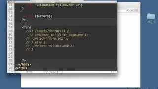 Learn PHP Lecture 70  Displaying validation errors