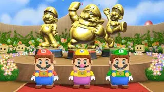 Mario Party 9 Mod - Step It Up 7 Wins - Lego Mario Vs Luigi Vs Waluigi Vs Wario #Stepitup7Wins