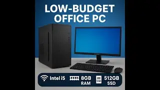 BEST LOW BUDGET OFFICE PC &mdash; Intel i5 | 8GB RAM | 512GB SSD | 19&Prime; Monitor#OfficePC #budgetpc