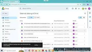 Tutorial Cara Upload/Unggah Berkas Lapor Diri & Copy Link Folder Berkas di Google Drive