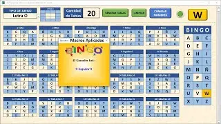Juego de Bingo con Letras Automático