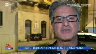 Bari, professore aggredito per una nota - La Vita in diretta 06/10/2022