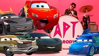 TOP 5 SONGS APT PARODY ABOUT McQueen Kabuto Tex Dinoco Dj Lewis Hamilton