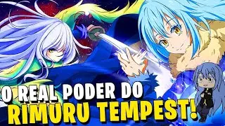 protagonistas de animes reagindo poderes e habilidades de rimuru tempest