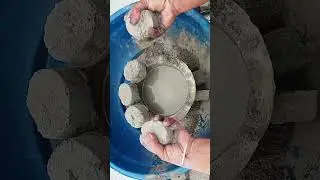 Reused Cement Crumbling #cement #asmr #satisfying #cementasmr #cementcrumbling #asmrsounds
