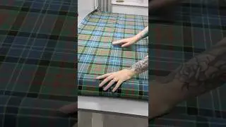 Ever wonder how much tartan fabric it takes to make a traditional Scottish kilt?