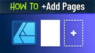 Affinity Designer: как добавлять страницы (инструмент для создания монтажных областей)