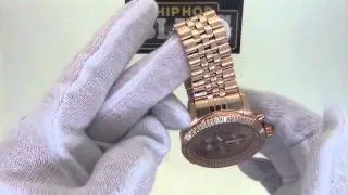 Jubilee Fluted Bezel Classic Watch with Genuine Diamond Hour Markers