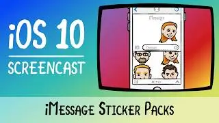 iMessage Sticker Pack - iOS 10 Screencast - raywenderlich.com