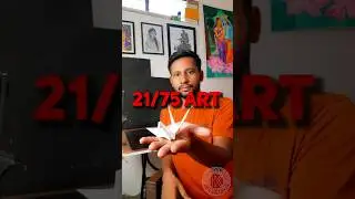 21/75 Art Challenge | Paper mache Handicraft #75artchallenge #artist