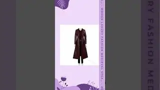 Women luxury fashion medieval steampunk gothic long leather jackets vintage winter outerwear faux...