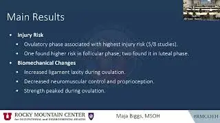 Journal Club | Maja Biggs & Chloe Campa