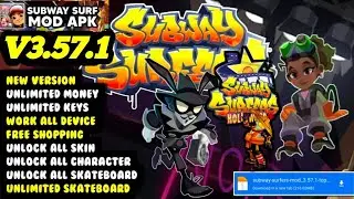 Subway Surfers Mod Apk 3.57.1 Latest Version 2026 -Unlimited Money & Unlock All Characters 💜