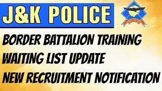 Jkp constable recruitment notification 2023 | jkp border battalion new update