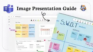 How to add images while presenting in  Microsoft Teams
