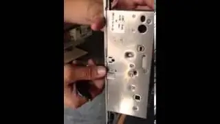 Multipoint lock latch adjustment