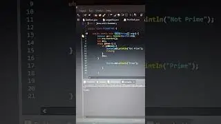 Prime or Not in Java #code #gfg #learncoding #computerscience #python #html #oop #codelover #css