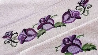 Etamin işleme modelleri💫Enyeni çeyizlik etamin havlu örnekleri.En güzel kaneviçe seccade modelleri