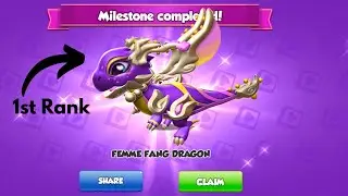 Finish Dragon Runner Event and Rank 1st | Got Femme Fang Dragon | DML