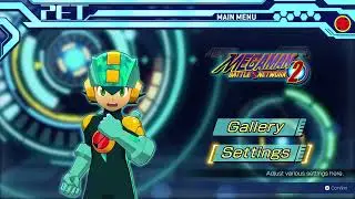 Megaman Battle Network Legacy Collection - Hub Style Main Title Screen