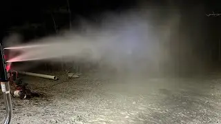 First Video! Snowmaking at home with the SG6 SAH!