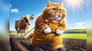 kitten become farmer#sadcat#sadstory  #CatSurvivor#BraveHeart#cute#kitten#cat#funny#shortvideo#short