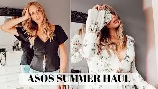ASOS Summer Haul & Try On | Wrap dress & button dress shopping