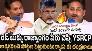 YS Jagan Mass Warning To Chandra Babu | Pawan Kalyan | YSRCP | TDP | Janasena Party