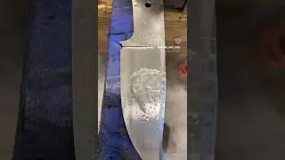How do knife makers hand sand blades???