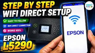 EPSON L5290 WIFI DIRECT PRINT | Step By Step | PinoyTechs