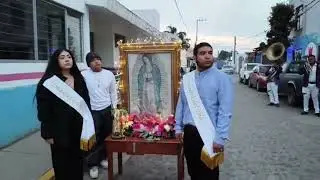 Peregrinación del día 8 de Diciembre 2025 virgen de Guadalupe 