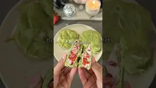Make a healthier dessert with me 🍓 #shorts #healthyrecipes #matcha #recipe