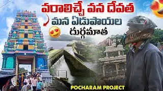 Edupayala Durga Bhavani #Temple,and Pocharom Dam and resiover #medak #dam #naturelovers #hyderabad 