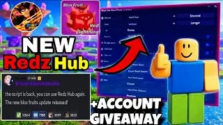 Redz HUB Script Blox Fruit Mobile New UPDATE 🔴 FRUIT RAIN, AUTO FARM, RAID, RACE V4, AUTO FISH DELTA