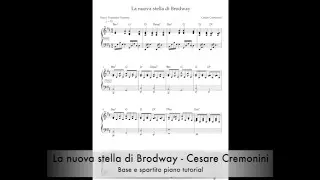La nuova stella di Brodway - Cesare Cremonini base e spartito piano tutorial