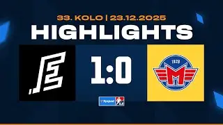 Highlights | HC Energie Karlovy Vary vs. Banes Motor Č. Budějovice 1:0 | 23.12.2025