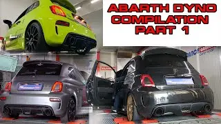 ABARTH DYNO TEST SOUND COMPILATION - Part 1