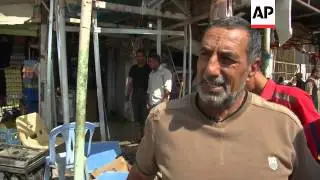 Aftermath, funerals, after bomb attack in Kut that killed five and injured 35