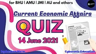 Current Economics Affairs | BHU B.Com Exam 2021 | BHU, DU, AU, JMI AMU and other Universities