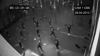 Morph Suit CBS Flash Mob video - Marketing Lab
